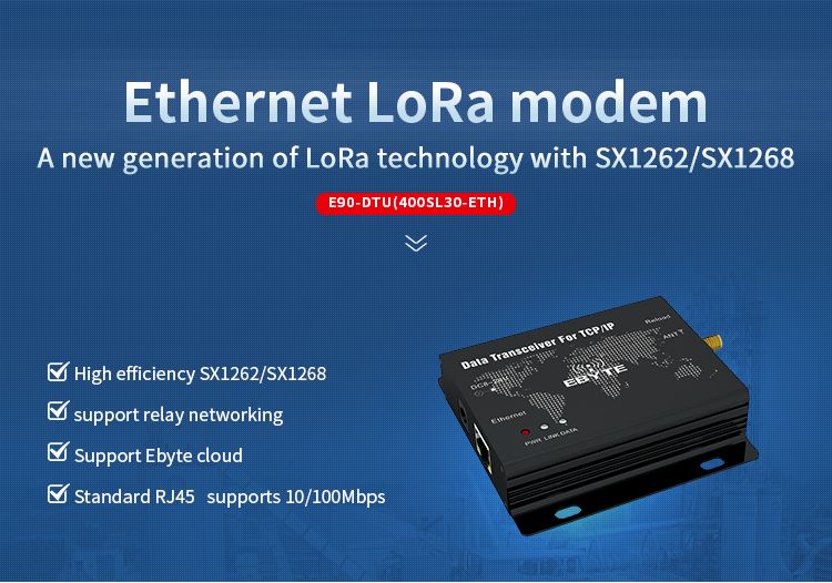 Ebytereg-E90-DTU400SL22-ETH-SX1262-SX1268-22dbm-LoRa-Ethernet-Wireless-Digital-Radio-Transceiver-Lon-1660260