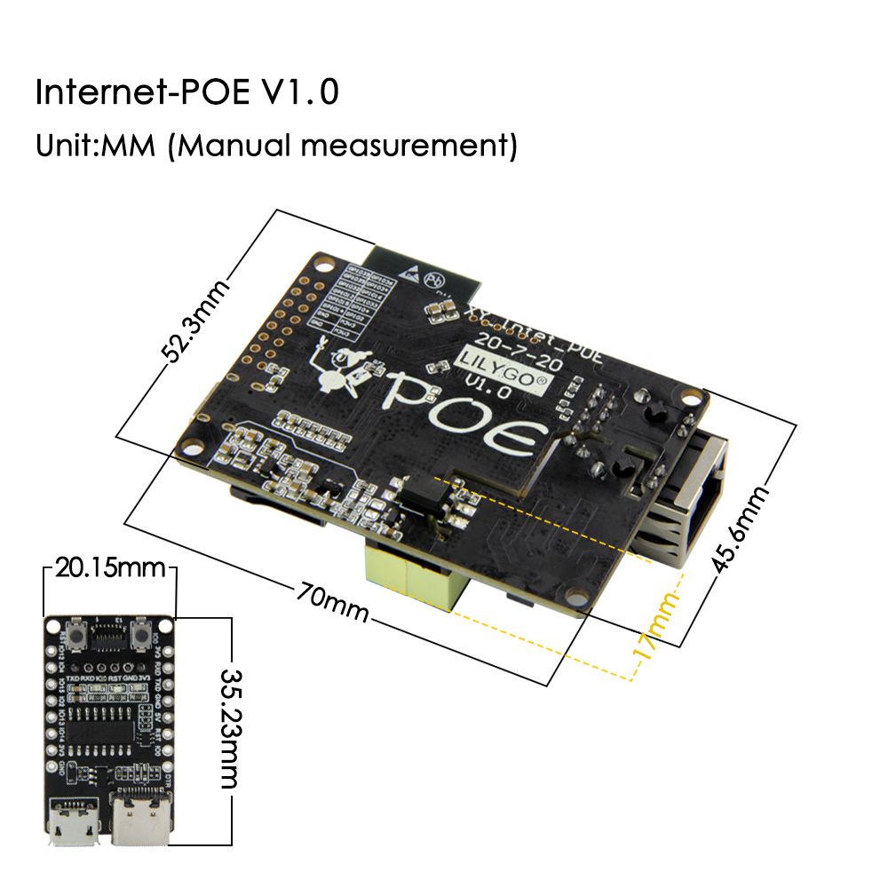 LILYGOreg-TTGO-T-Internet-POE-ESP32-WROOM-LAN8720A-Chip-Ethernet-Adapter-And-Downloader-Expansion-Bo-1722368