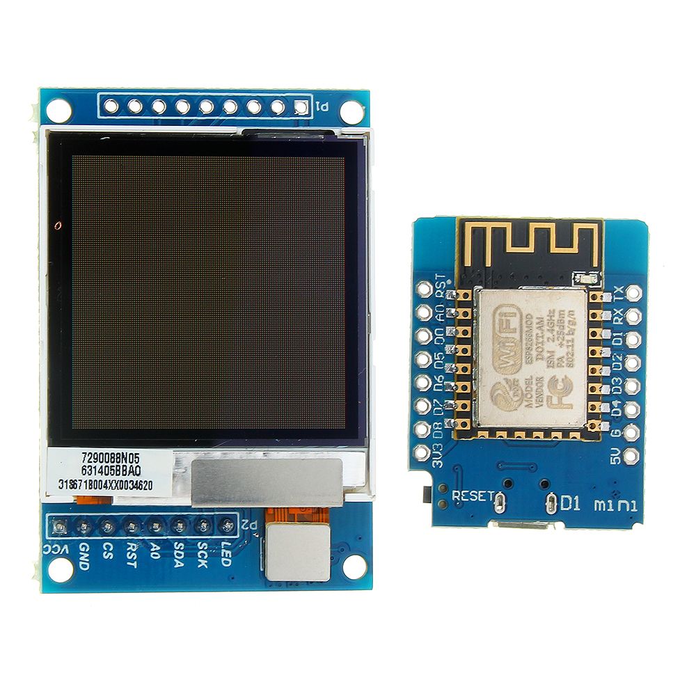 Mini-D1-ESP-12F-N-ESP8266-Development-Board--16-inch-TFT-LCD-Screen-Module-with-DuPont-Line-Geekcrei-1425041