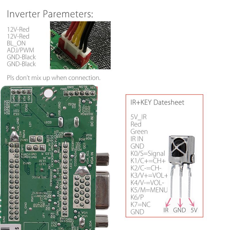 TSK105A03-Universal-LCD-LED-TV-Controller-Driver-Board-7-Key-button1ch-6bit-30Pins-LVDS-Cable1-Lamp--1401877