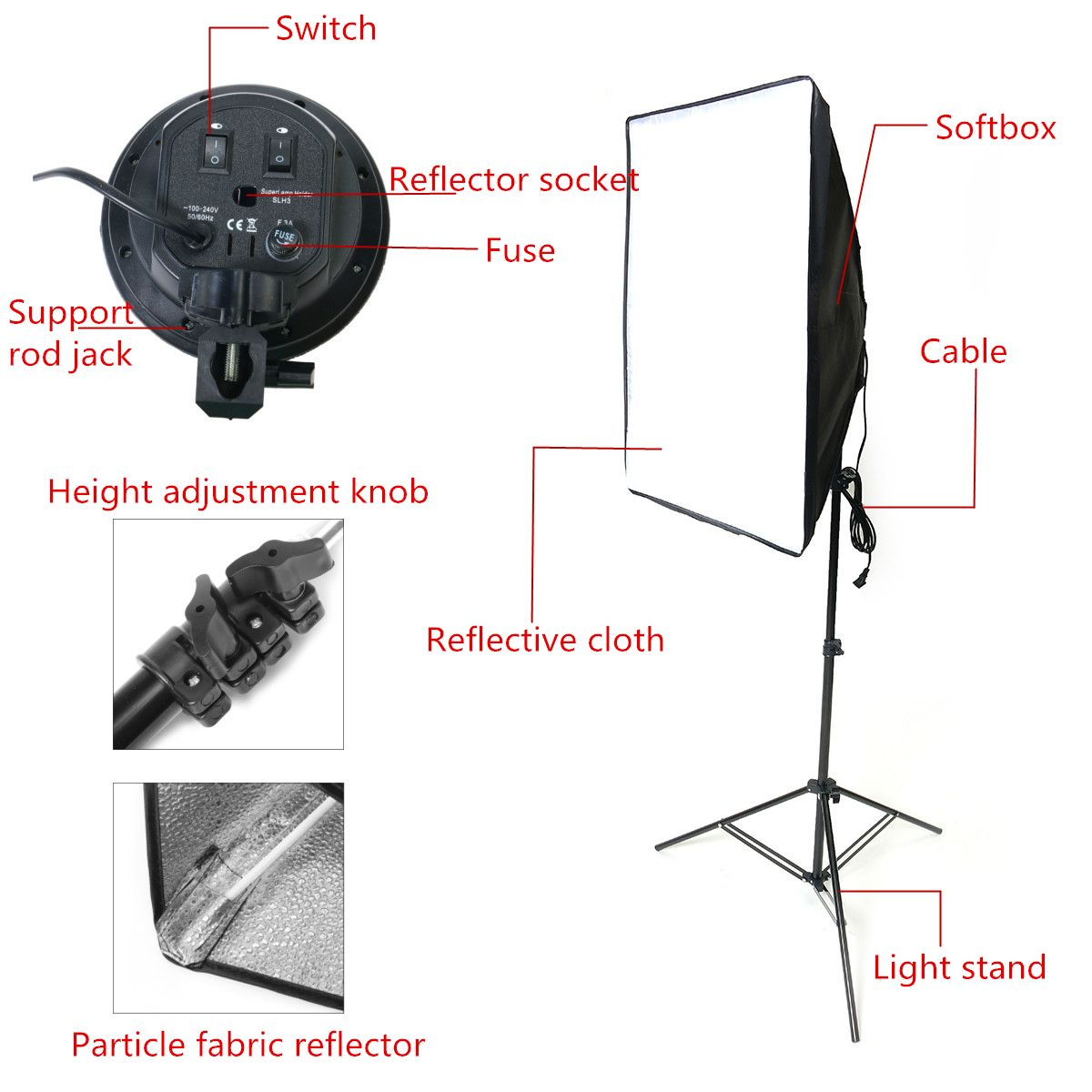 2x-Studio-Photography-Video-Softbox-Light-Stand-Continuous-Lighting-Kit-50x70cm-1691975