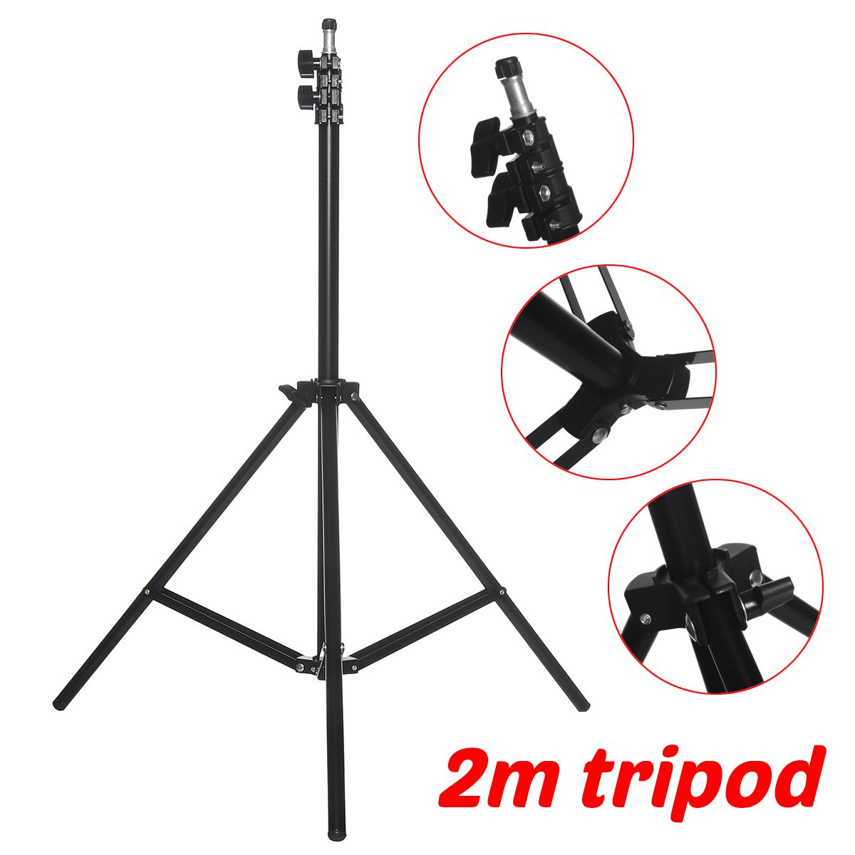 4-Heads-Photography-Studio-Video-Softbox-Lighting-Lamp-Tripod-Stand-Arm-Kits-AU-1739383