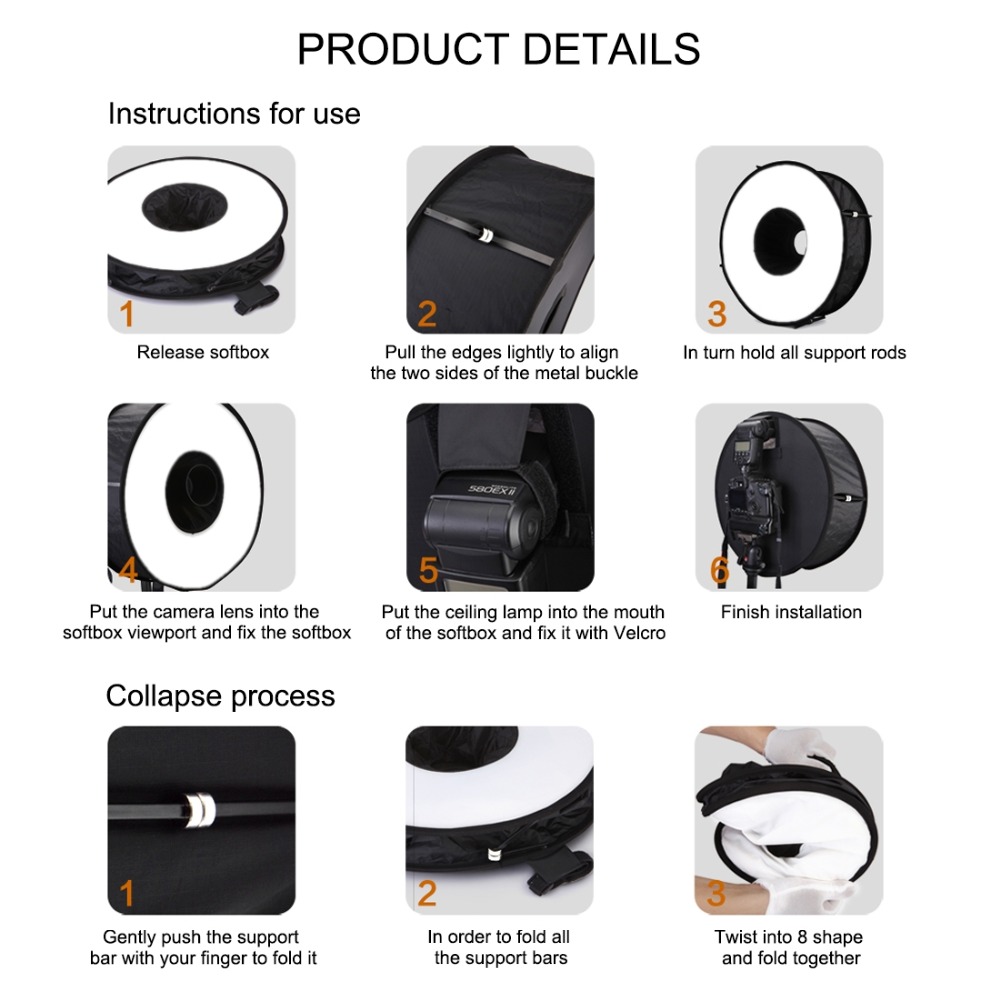 PULUZ-PU5145-45cm-Ring-Softbox-Speedlight-Round-Style-Flash-Light-Foldable-Soft-Flash-Light-Diffuser-1303782