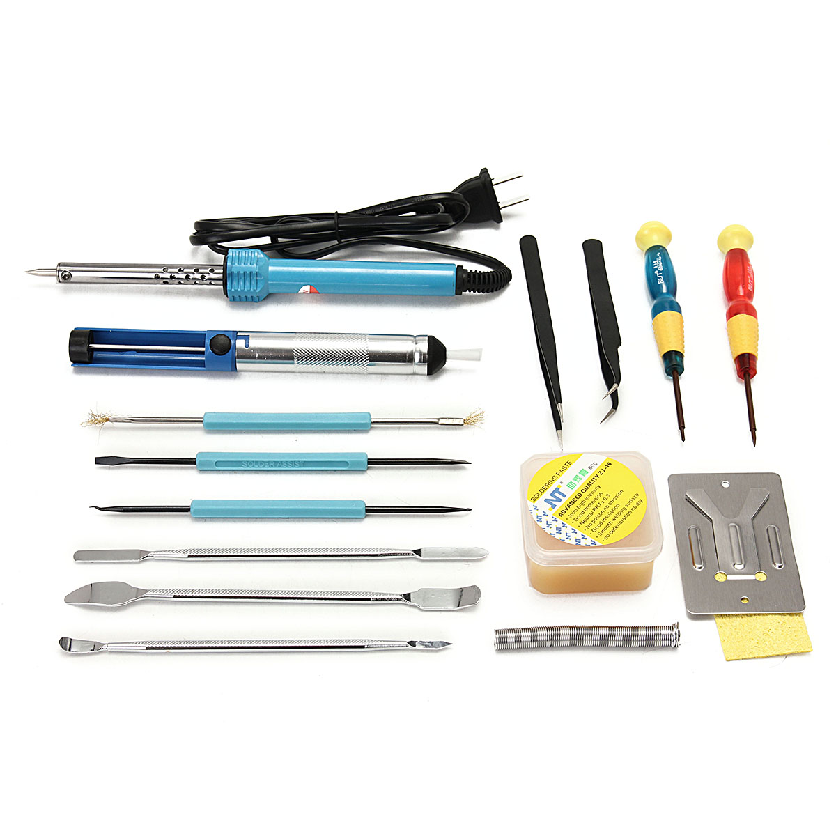 17in1-Electric-Soldering-Tools-Kit-Set-Iron-Stand-Desoldering-Pump-30W-110V-1300343