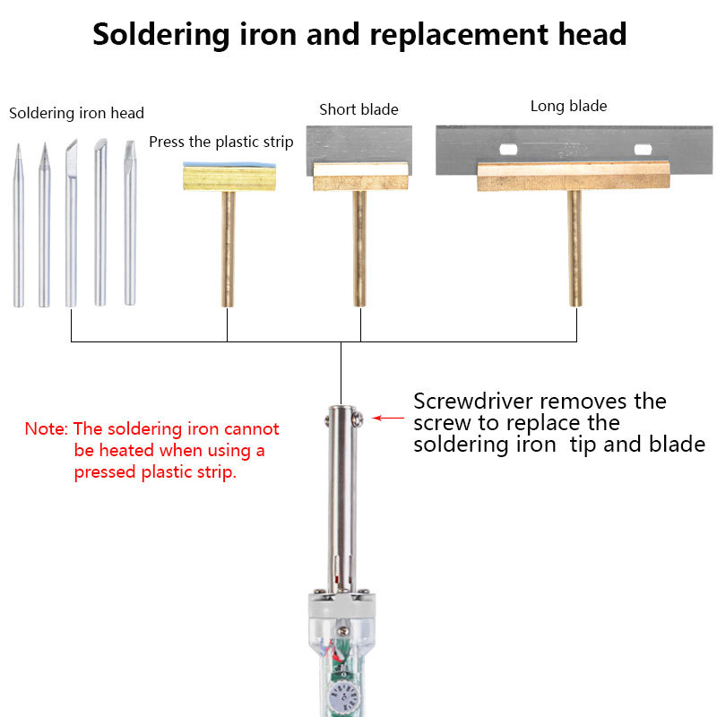 19Pcs-220V-Adjustable-Solder-Iron-60W-All-Copper-Extrusion-Head-with-Hot-Strip-LCD-Line-Maintenance--1439405