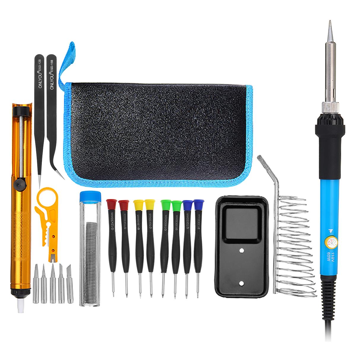 21pcs-110V-60W-Soldering-Iron-Kit-Electrical-Welding-Solder-Tool-with--Screwdrivers-Desoldering-pump-1393556