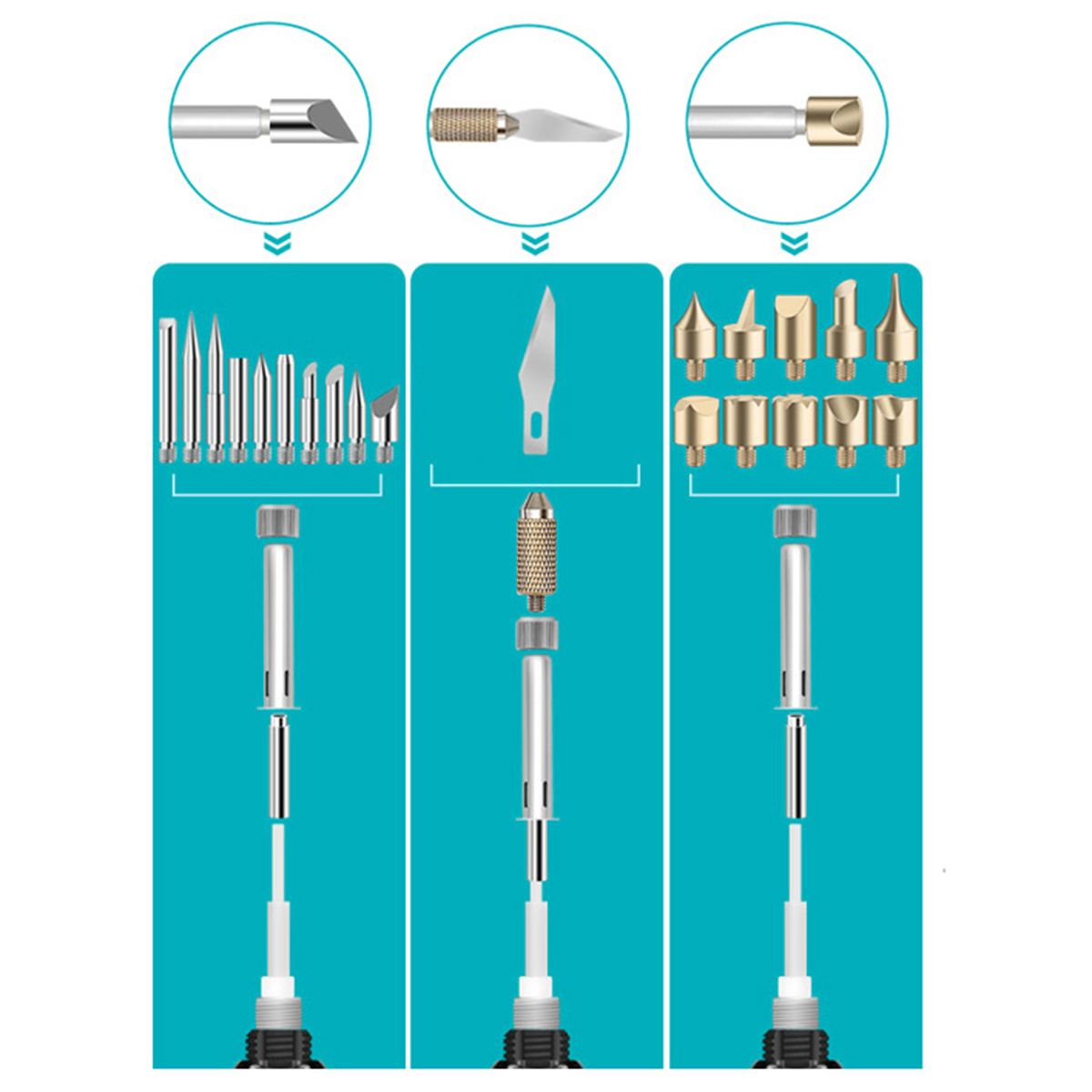 42Pcs-60W-Wood-Burning-Pen-Tool-Soldering-Stencil-Iron-Craft-LCD-Pyrography-Soldering-Tools-Kit-1632145