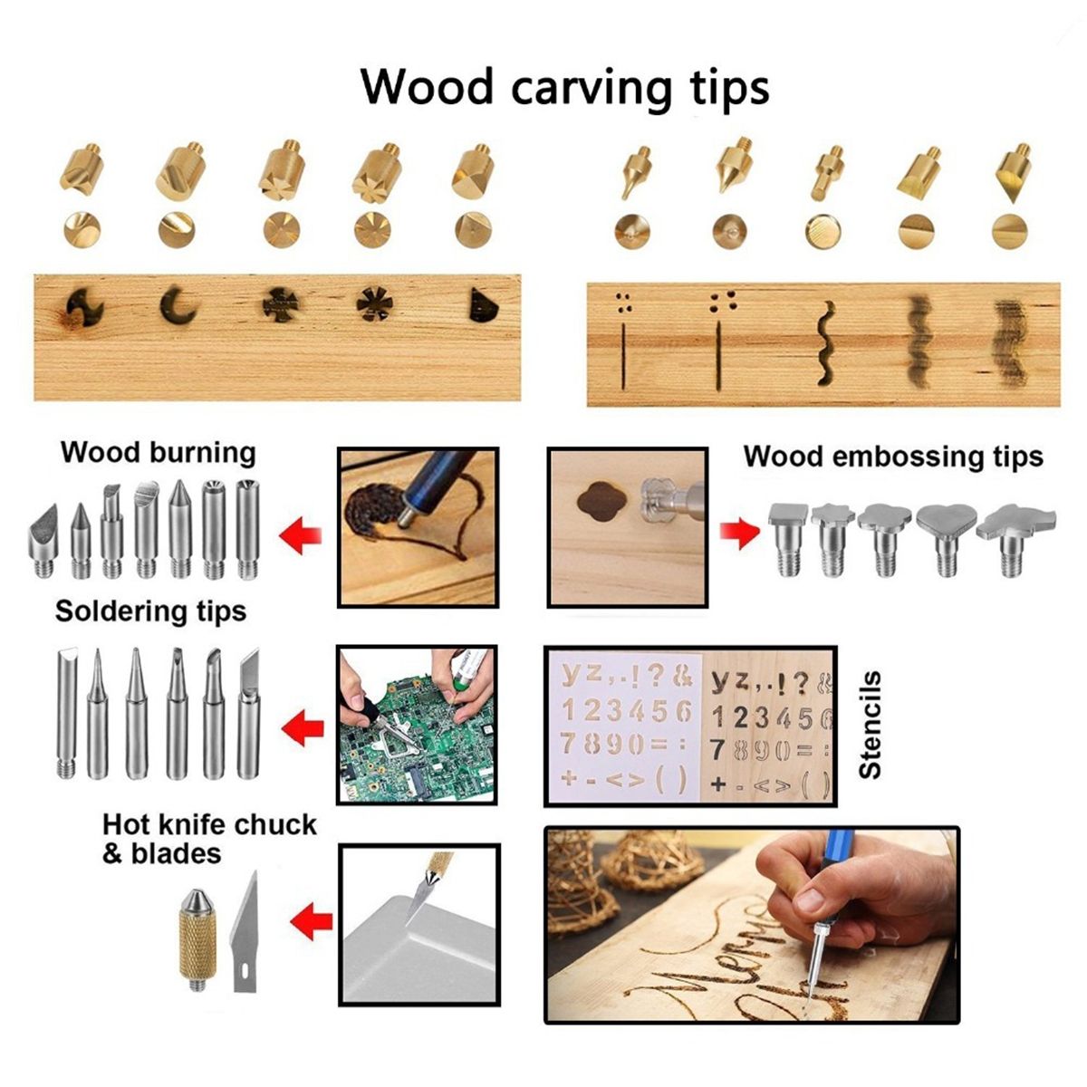 48Pcs-60W-110V220V-Adjustable-Temperature-Solder-Iron-Tool-Kit-Carving-Pyrography-Tool-Wood-Embossin-1370080