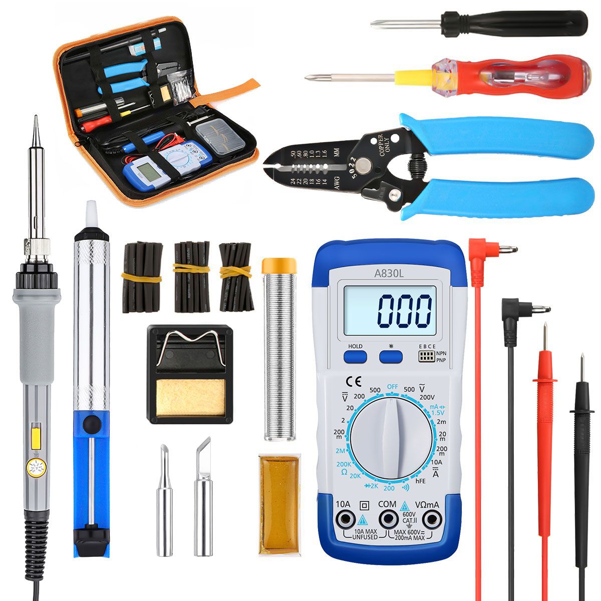 60W-Soldering-Iron-Kit-Tips-Electronic-Welding-Tool-Adjustable-Temperature-Case-1407153