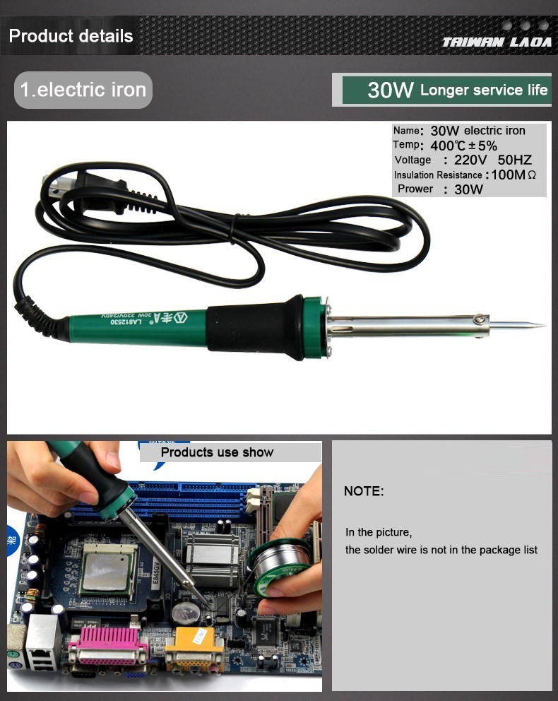 LAOA-11-in-1-220V-30W-Electric-Soldering-Iron-Tools-Electric-Iron-Circuit-Board-Maintenance-Tools-Ki-1013767