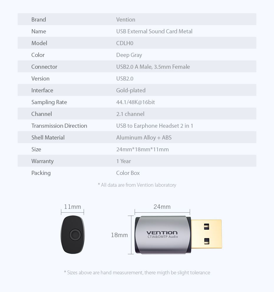 Vention-CDLH0-USB-20-Audio-GB-External-Sound-Card-For-Laptop-PC-PS4-Surface-1537563