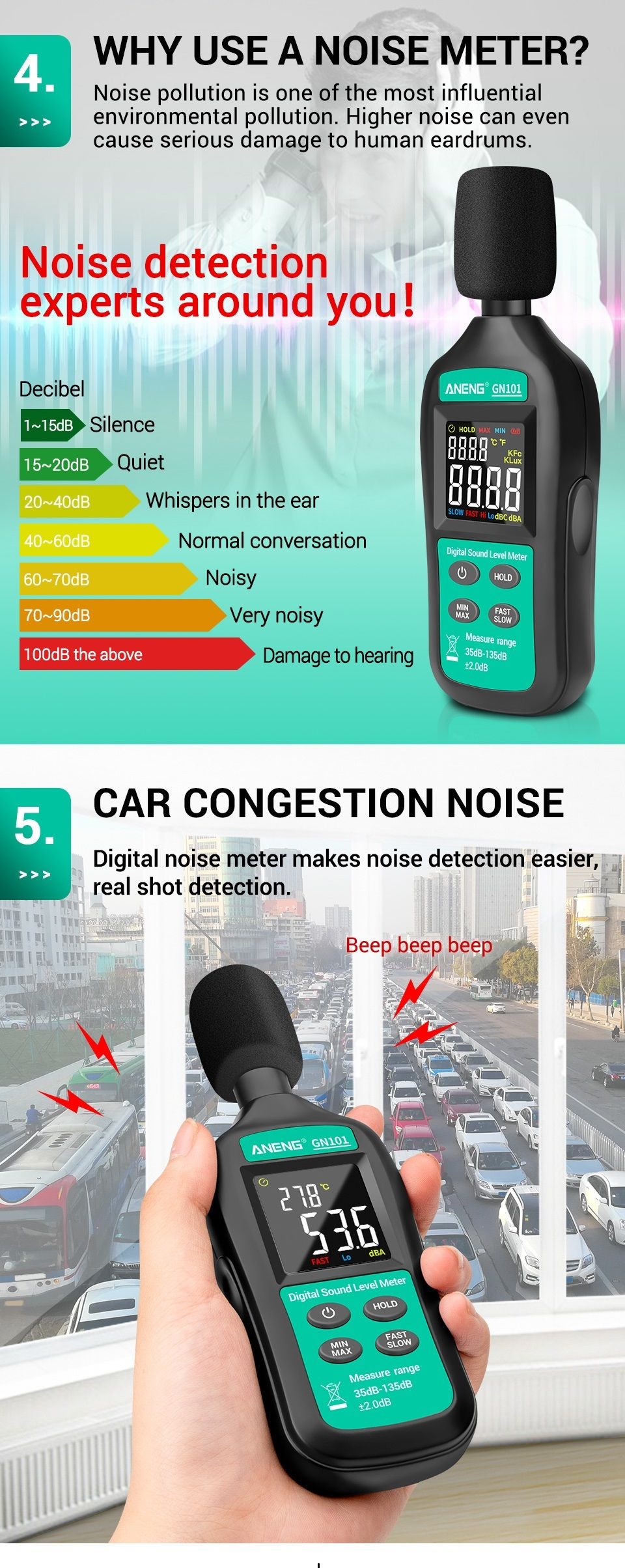 ANENG-GN101-Digital-Noise-Meter-Measurement-35-135db-Intelligent-Sound-Level-Meter-Decibel-Monitor-L-1750263