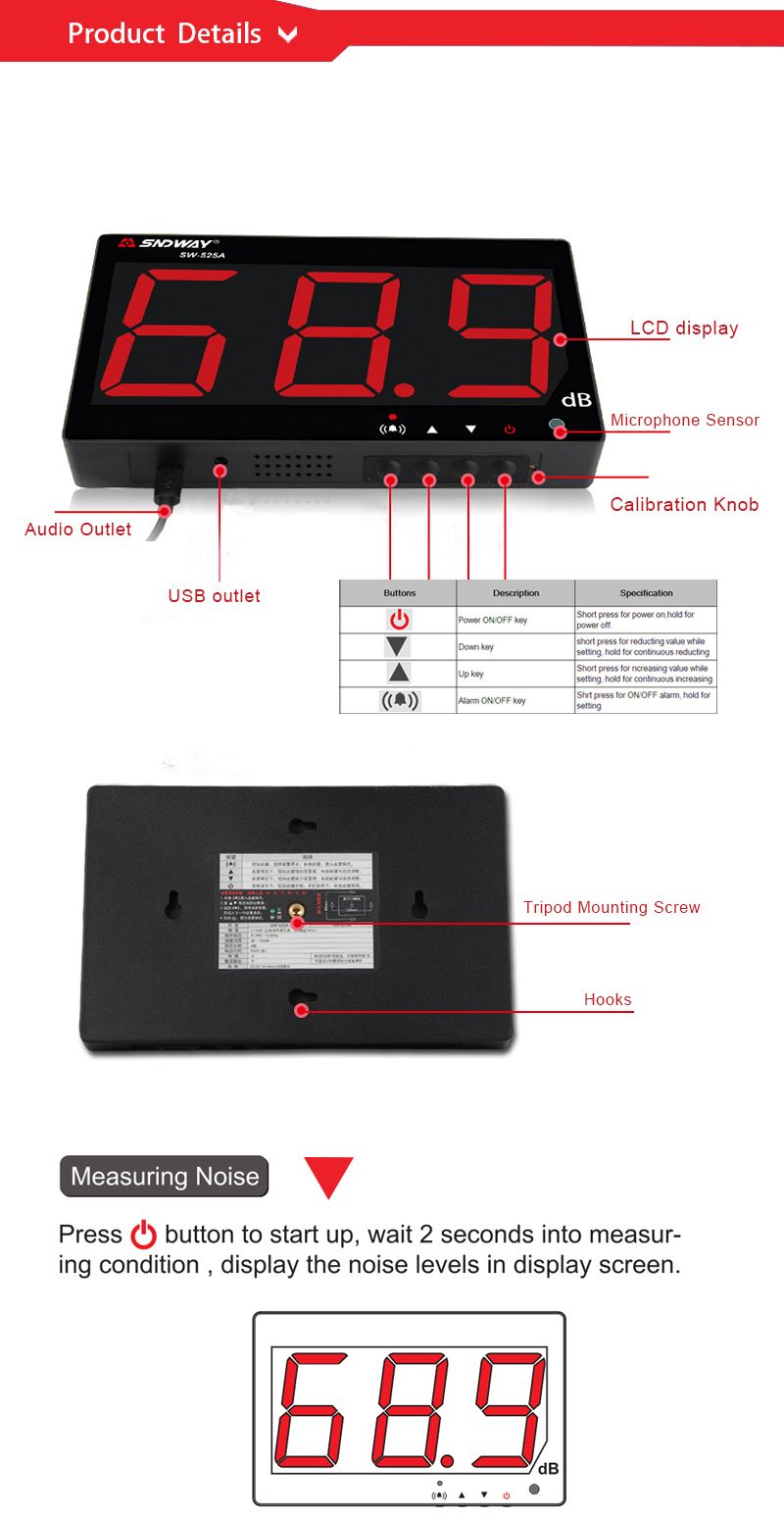 SNDWAY-SW-525A-Digital-Sound-Level-Meter-Noise-Decibel-Meter-30130db-Large-Screen-Display-1215725