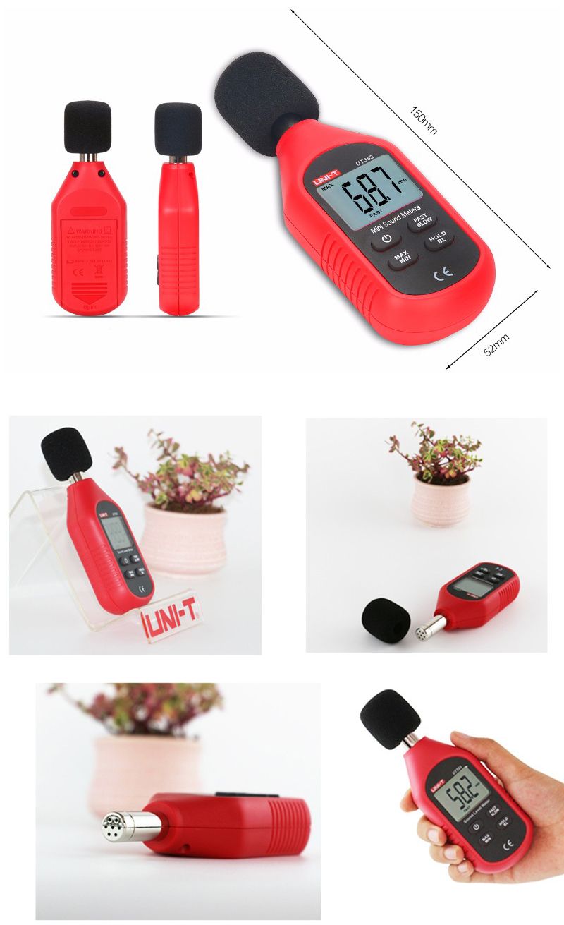 UNI-T-UT353-Mini-Digital-Sound-Level-Meter-30-130dB-Instrumentation-Noise-Decibel-Monitoring-Tester-1079883