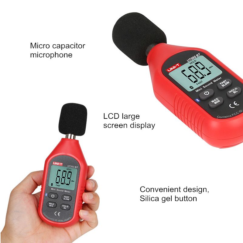 UNI-T-UT353BT-bluetooth-Sound-Level-Meter-Digital-Noise-Tester-30-130dB-Decibel-Monitoring-Sound-Lev-1236781