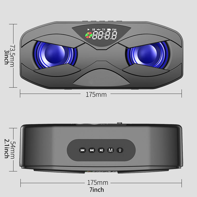 10W-Bakeey-M5-Wireless-bluetooth-Speaker-LED-Clock-FM-Radio-TF-Card-Bass-Stereo-Subwoofer-Soundbar-w-1642264