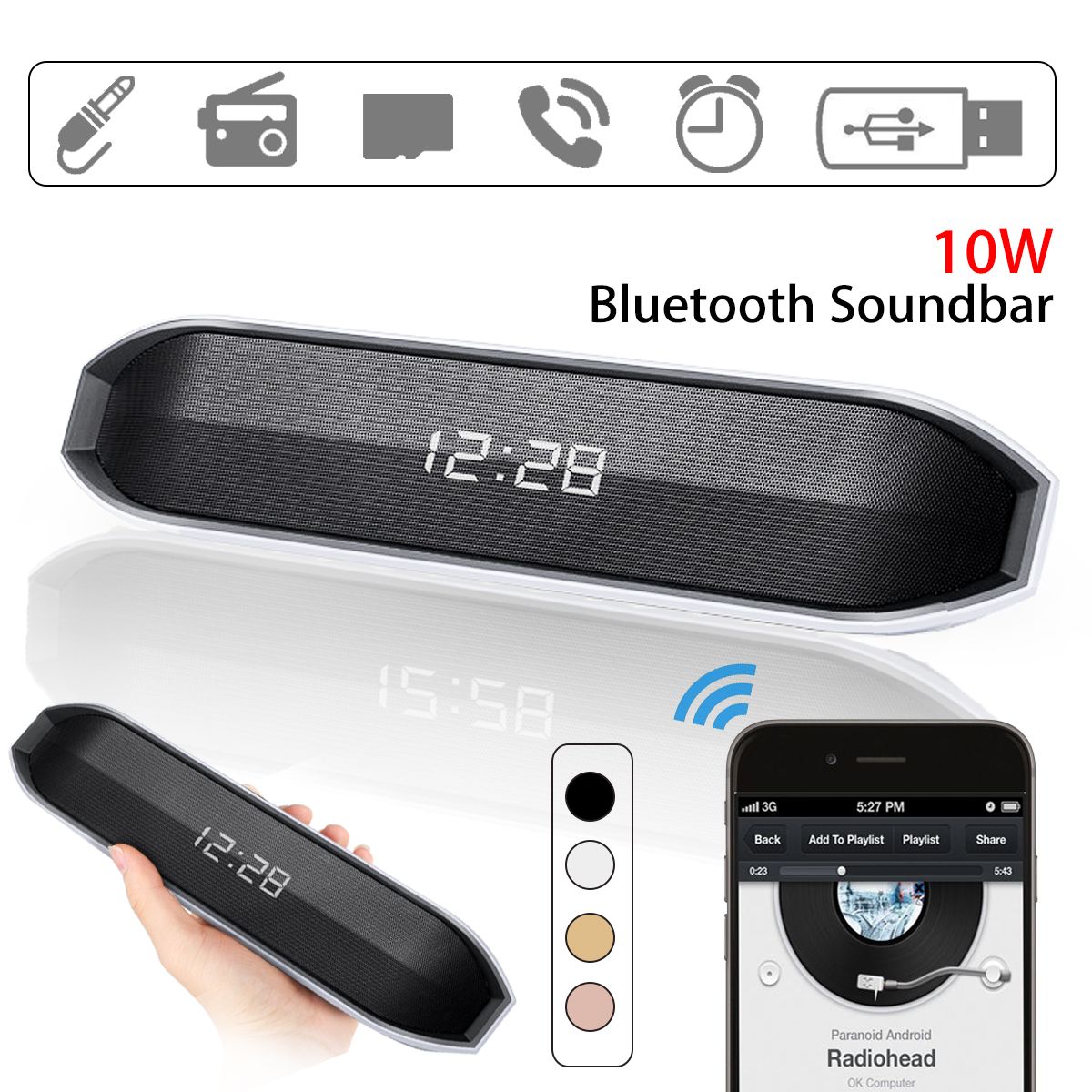 10W-Wireless-bluetooth-Speaker-Soundbar-3D-Stereo-FM-Radio-TF-Card-AUX-Clock-Speaker-with-Mic-1634638