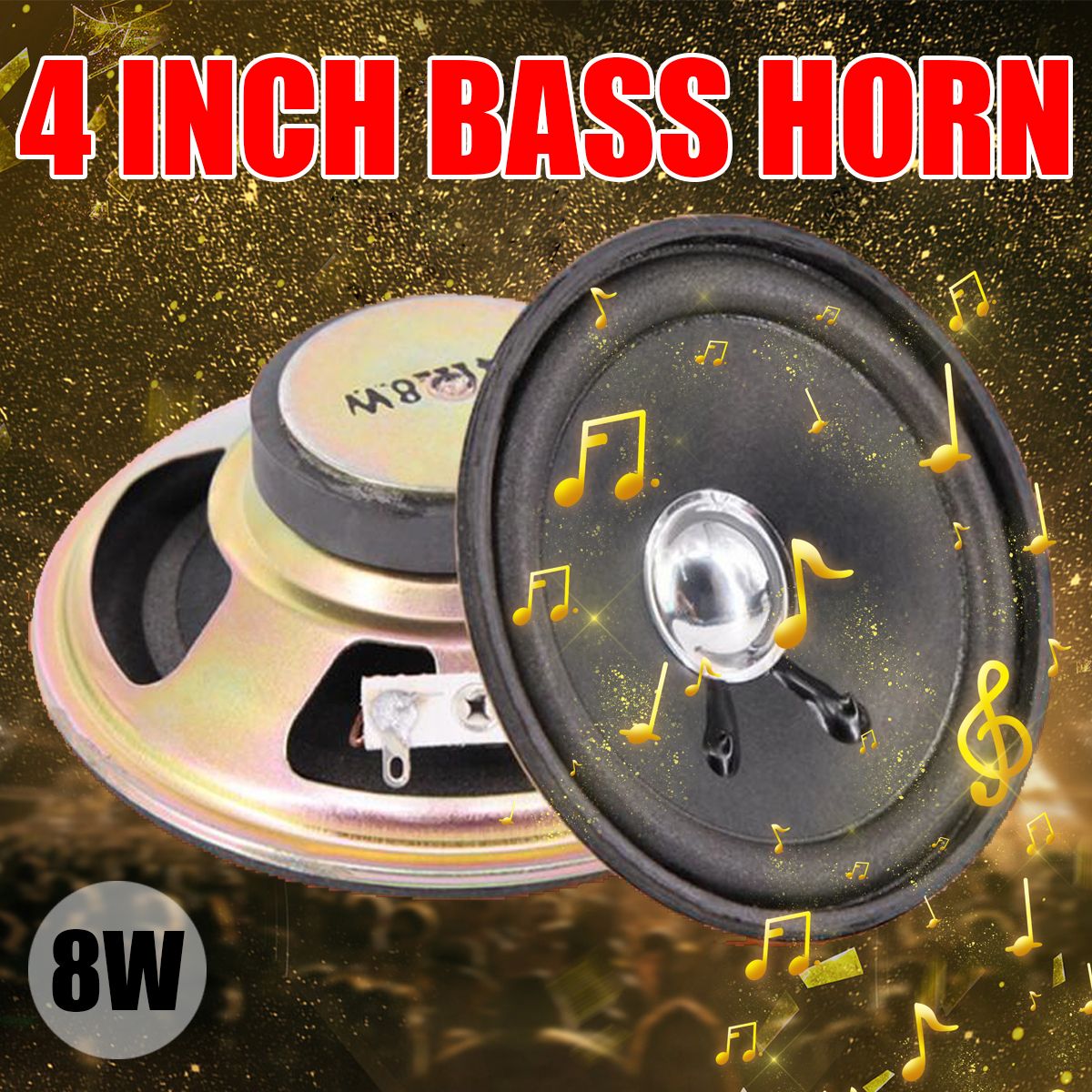 4-inch-Bass-Horn-Stereo-Subwoofer-Speaker-Loudspeaker-Audio-Woofer-Radio-DIY-1637883