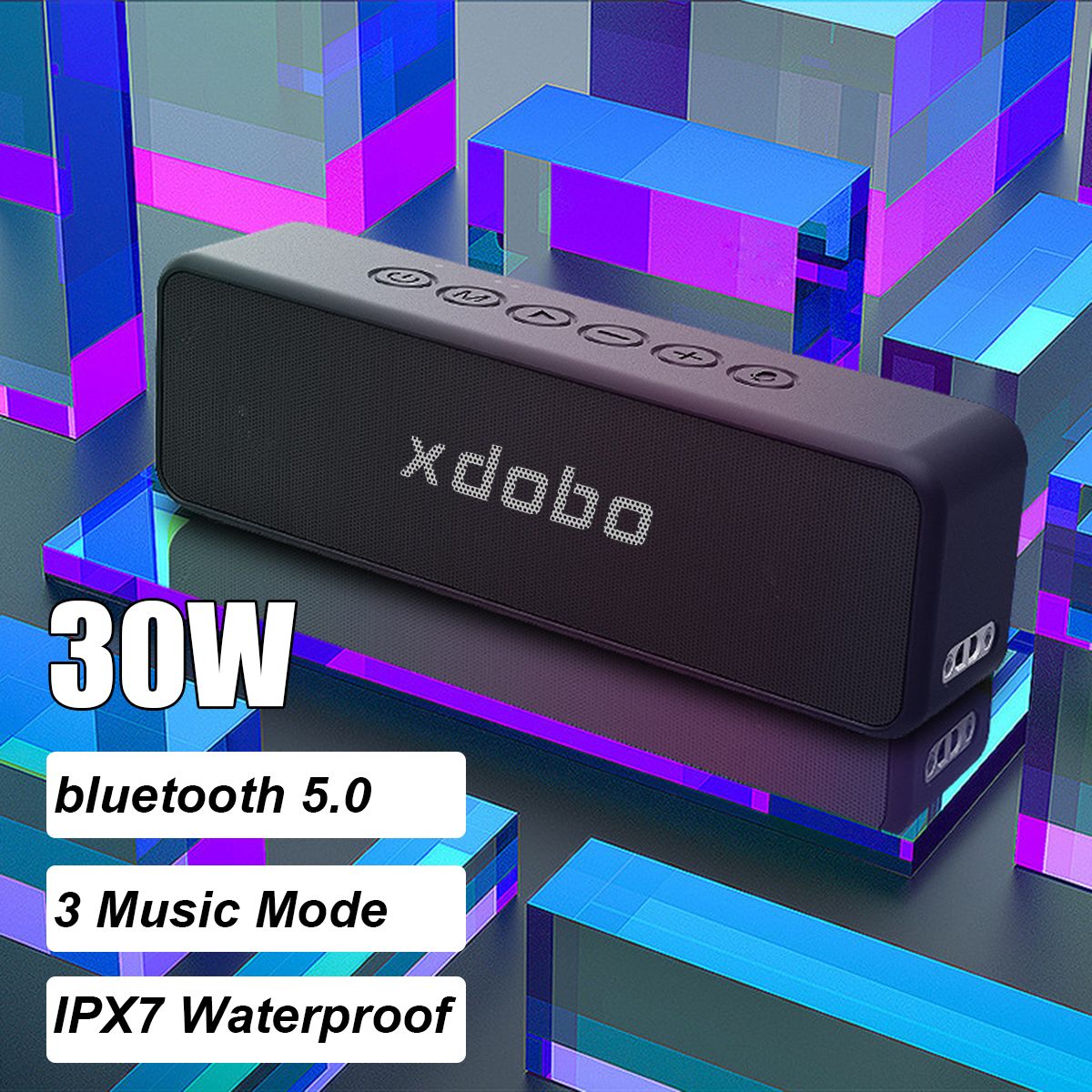 4000mAh-30W-bluetooth-50-3-Music-Mode-Super-Bass-IPX7-Waterproof-AUX-in-TF-Card-Speaker-1650471