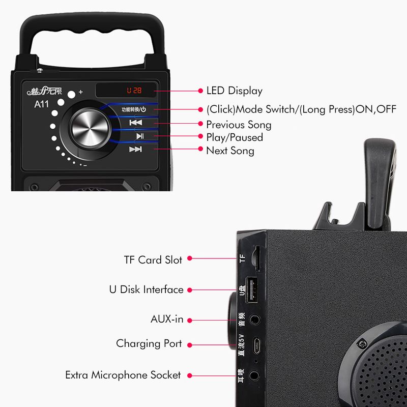 A11-3D-Stereo-Karaoke-Speaker-bluetooth-Remote-Control-Digital-Display-Shock-Bass-Handsfree-Loudspea-1565799