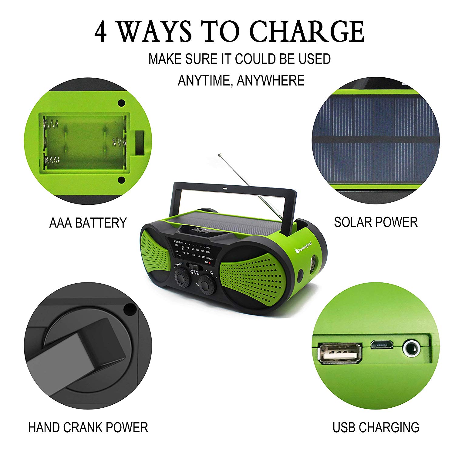 AM-FM-NOAA-Weather-Radio-Solar-Crank-Emergency-Flashlight-Rechargeable-Power-Bank-for-iPhone-Huawei--1460110