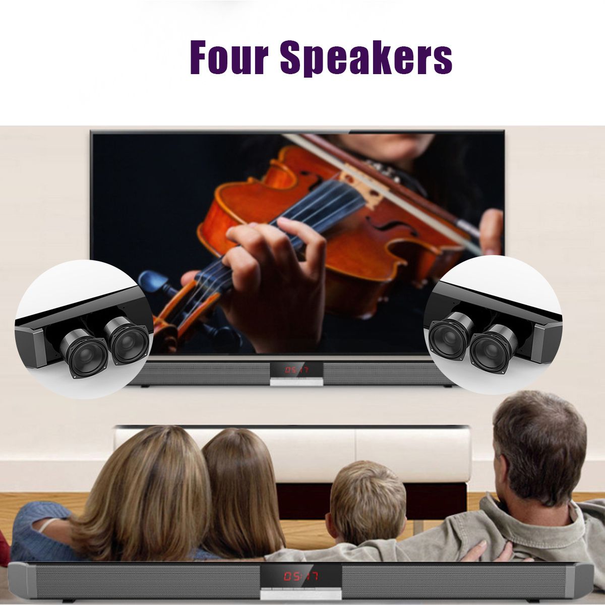 Bakeey-40W-LED-Display-AUX-35mm-Remote-Control-3D-Hifi-Speaker-bluetooth-Soundbar-Music-Amplifier-1650383