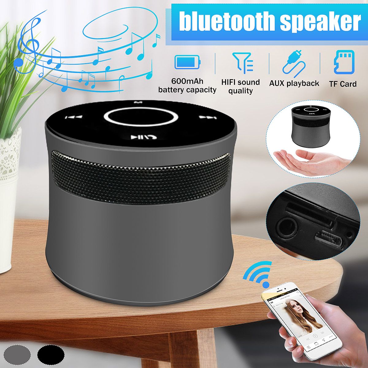 Bakeey-600mAh-TF-Card-Wireless-bluetooth-Speaker-AUX-Playback-HIFI-Sound-Player-Support-A2DP-AVRCP-H-1642267