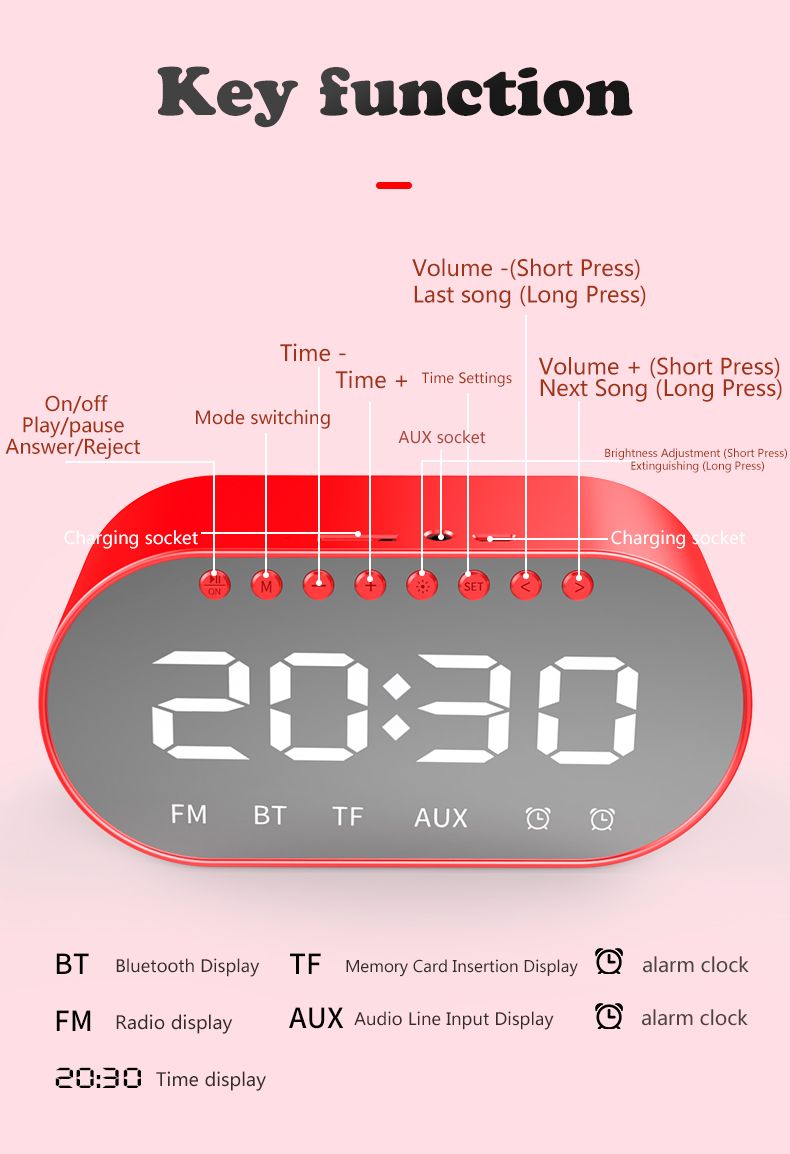 Bakeey-T1-Wireless-bluetooth-Speaker-Dual-Drivers-Dual-Alarm-Clock-LED-Display-FM-Radio-TF-Card-Heav-1582240