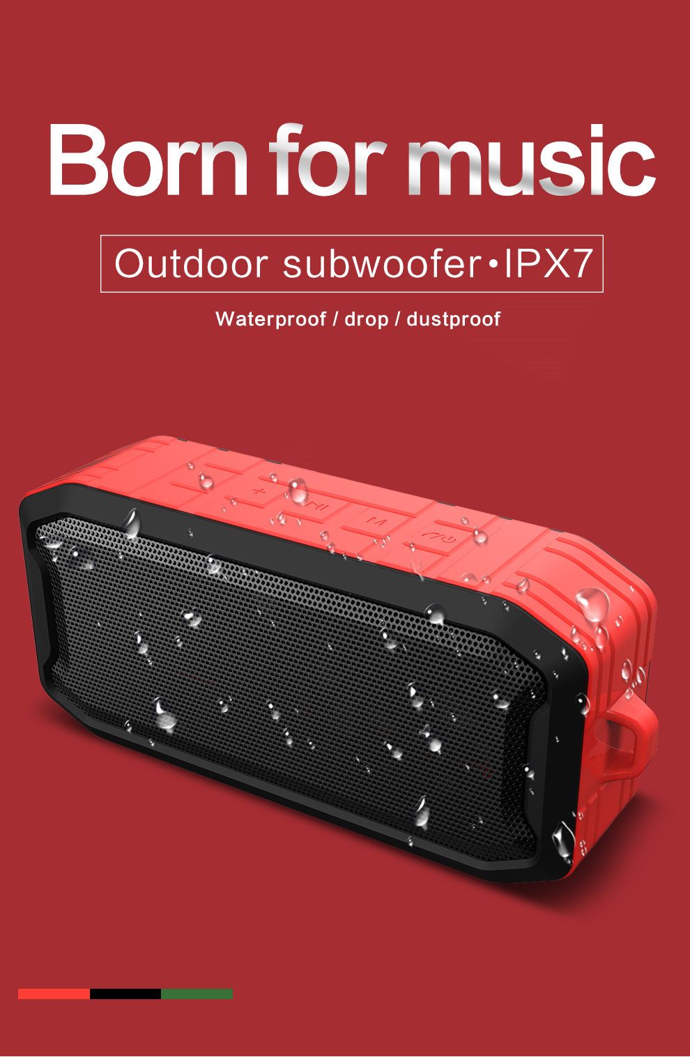 Bakeey-Y3-Wireless-bluetooth-V50-Speaker-Outdoors-Climbing-Portable-Subwoofer-TF-Card-Handsfree-IPX7-1631044