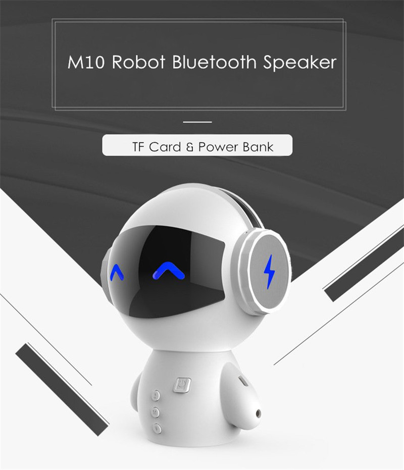 Bakeeytrade-Robot-Portable-Stereo-Noise-Cancelling-Power-Bank-TF-Card-Wireless-bluetooth-Speaker-wit-1247414