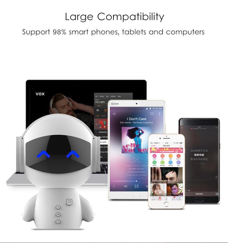 Bakeeytrade-Robot-Portable-Stereo-Noise-Cancelling-Power-Bank-TF-Card-Wireless-bluetooth-Speaker-wit-1247414