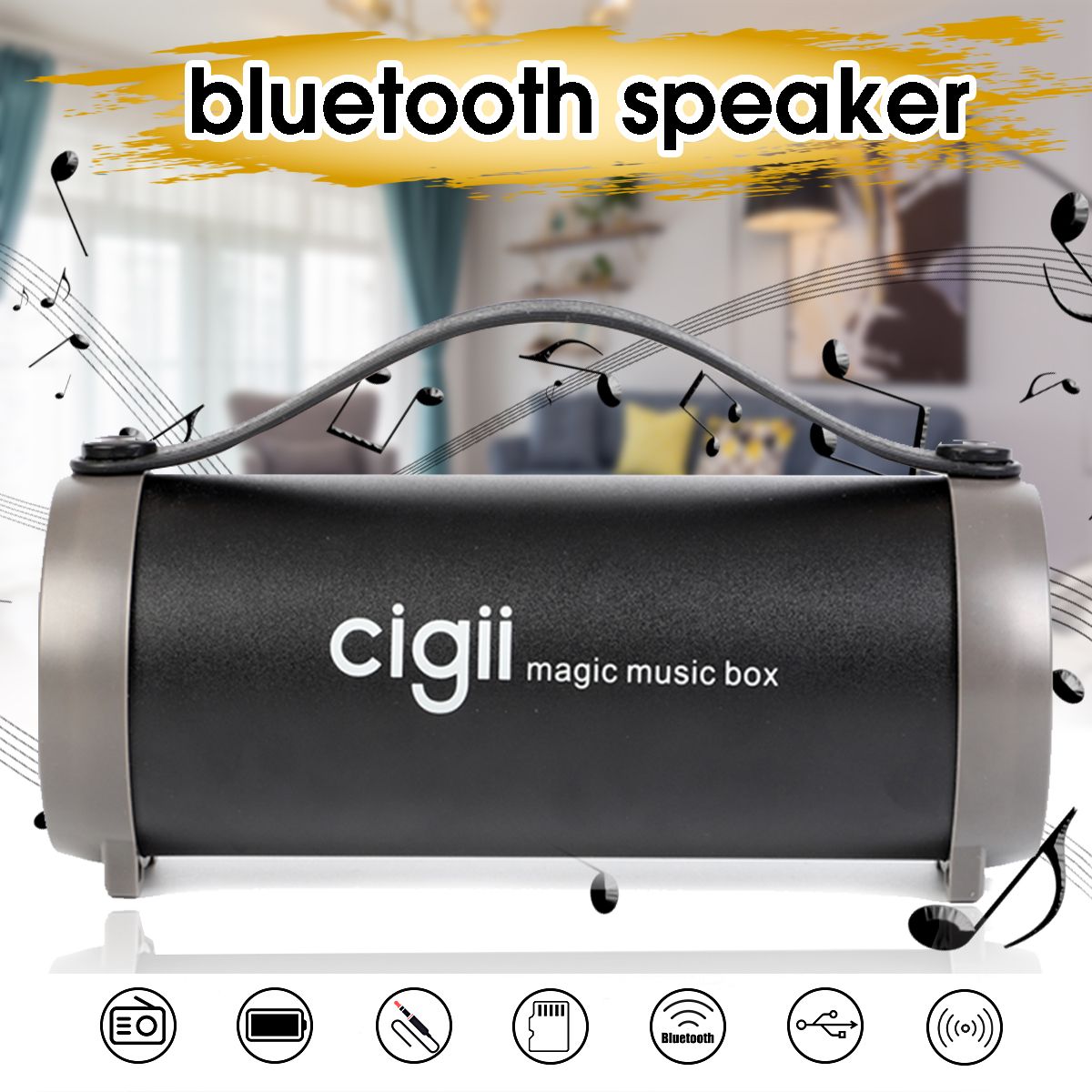 CIGII-S33D-1500mAh-35mm-Wireless-Portable-bluetooth-Speaker-Subwoofer-Noise-Cancelling-Support-FM-Ra-1567073
