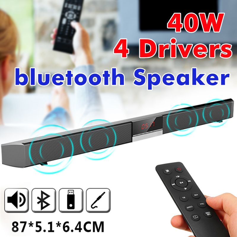 DROW-40W-4-Drivers-bluetooth-Speaker-LED-Display-3D-Stereo-Remote-Control-U-Disk-AUX-Speaker-Soundba-1445720