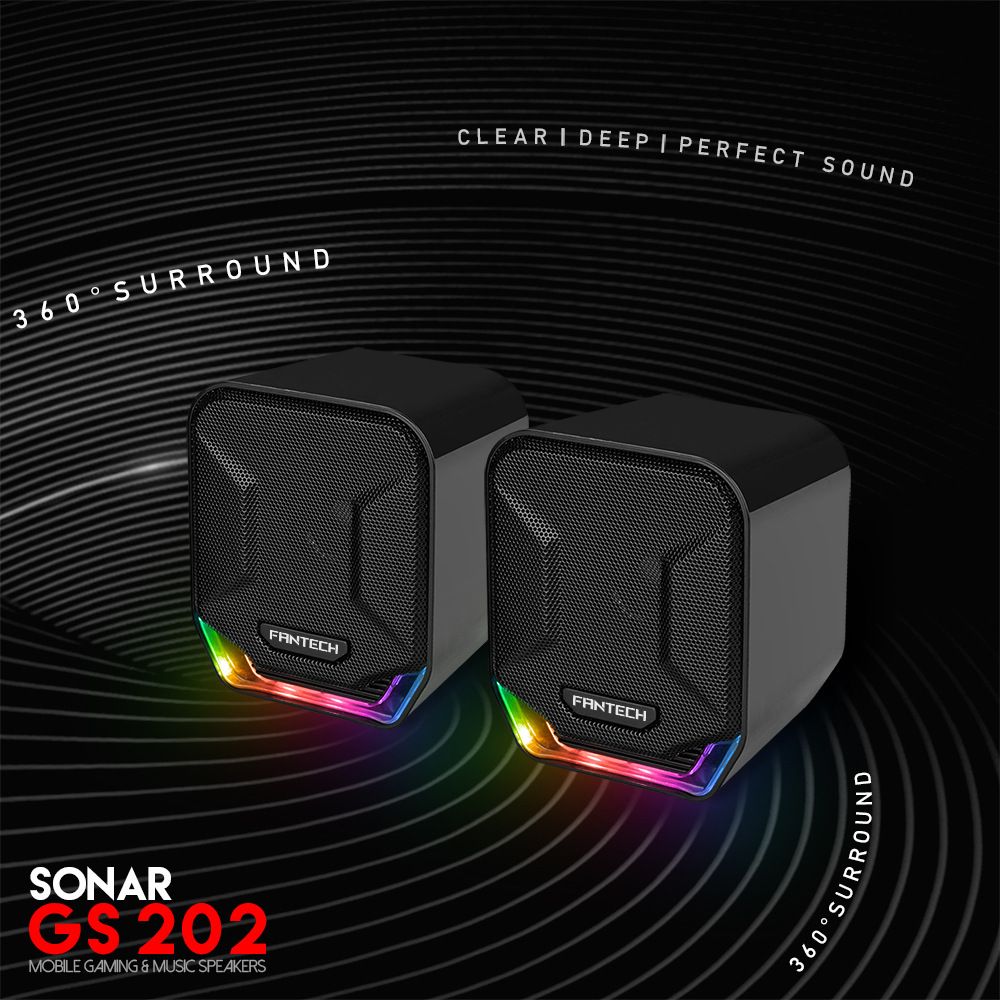 FANTECH-GS202-Mini-Magnet-free-35mm-USB-Plug-RGB-Lightning-PUBG-LOL-FPS-Gaming-Stereo-Music-Speaker-1682060