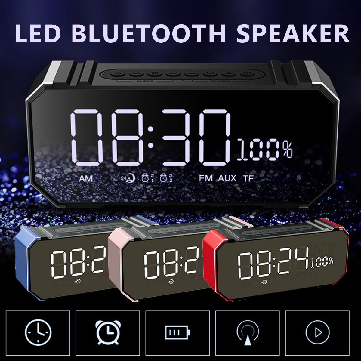 GS707-Wireless-LED-bluetooth-42-Speaker-Soundbar-Alarm-Clock-USB-TF-AUX-FM-Radio-Receiver-1356954