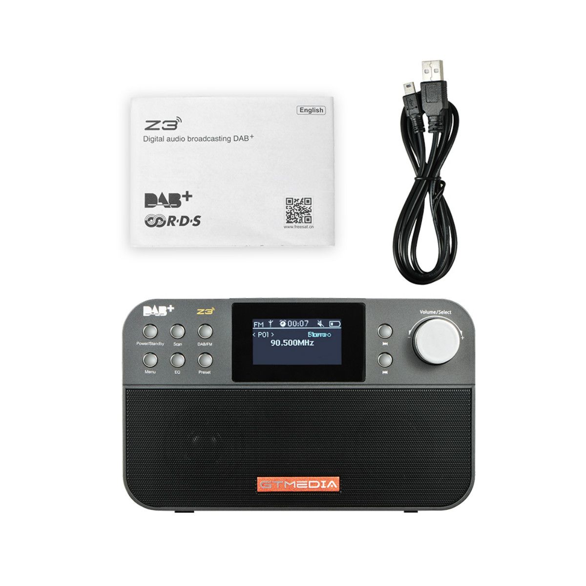 GTMEDIA-Z3-DAB-FM-RDS-Full-Band-Digital-Radio-60-Preset-Stations-24inch-TFT-Display-Upgrade-Version-1545698
