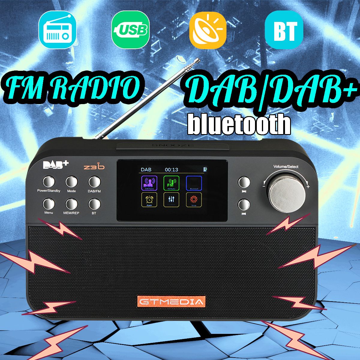 GTMEDIA-Z3B-FM-DAB-17492-23920MHz-DABDigital-Radio-RDS-TFT-Display-bluetooth-40-Speaker-1513797