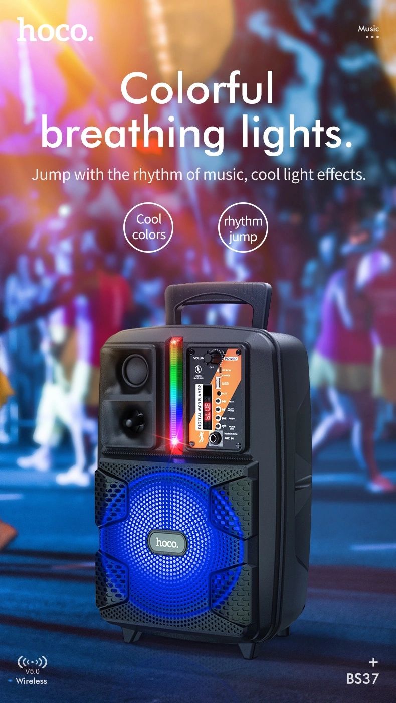HOCO-BS37-bluetooth-Speaker-8-inch-Wireless-Soundbar-Colorful-Lights-Dance-Party-Outdoor-Soundbar-FM-1717275