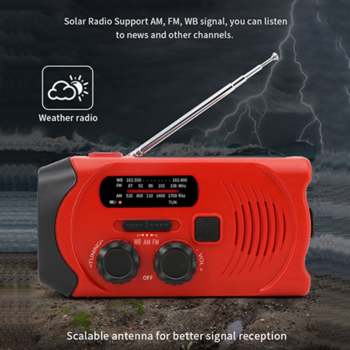 Hand-Crank-Solar-Power-Dynamo-AMFMWB-NOAA-Global-Weather-Radio-Flashlight-Power-Bank-1495503