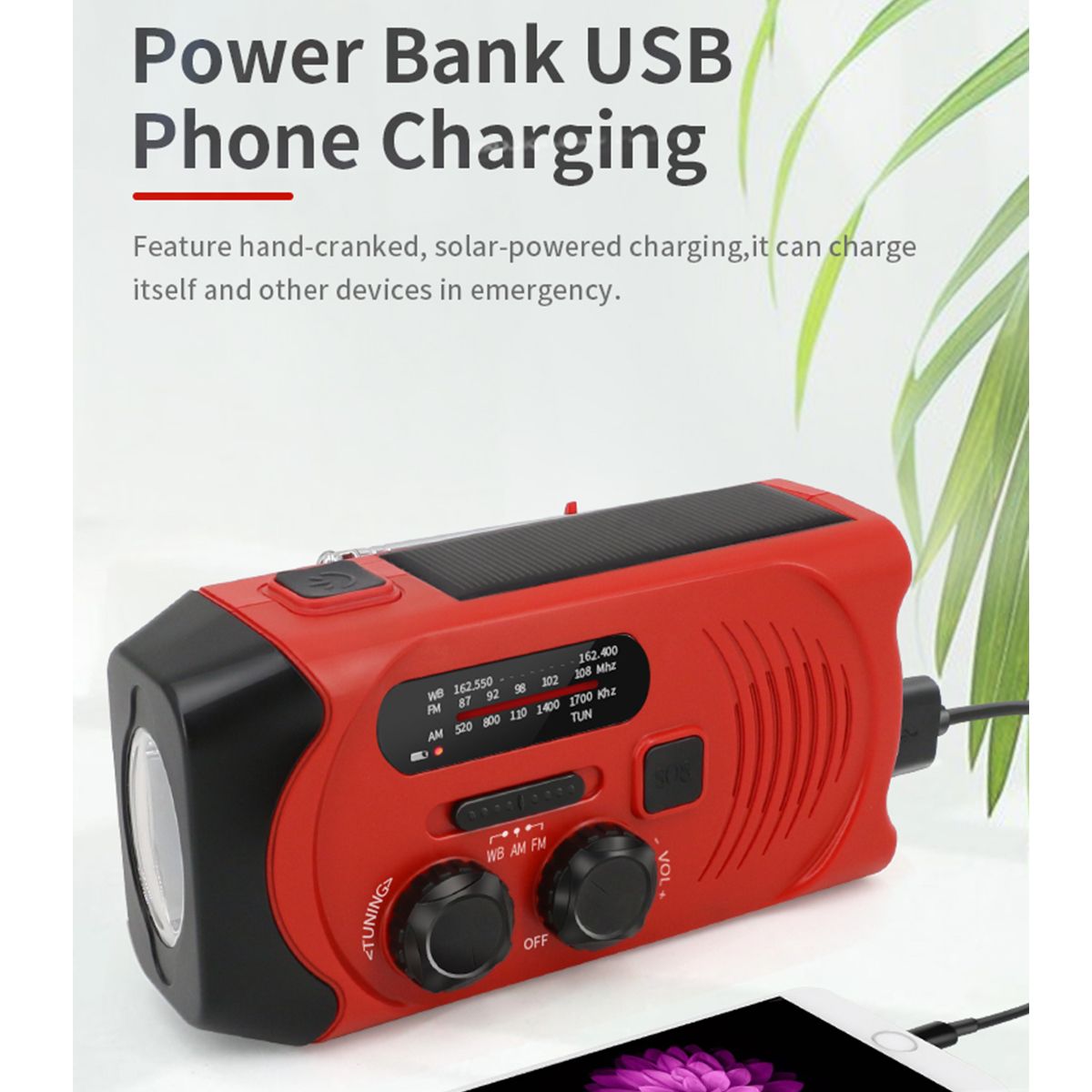 Hand-Crank-Solar-Power-Dynamo-AMFMWB-NOAA-Global-Weather-Radio-Flashlight-Power-Bank-1495503