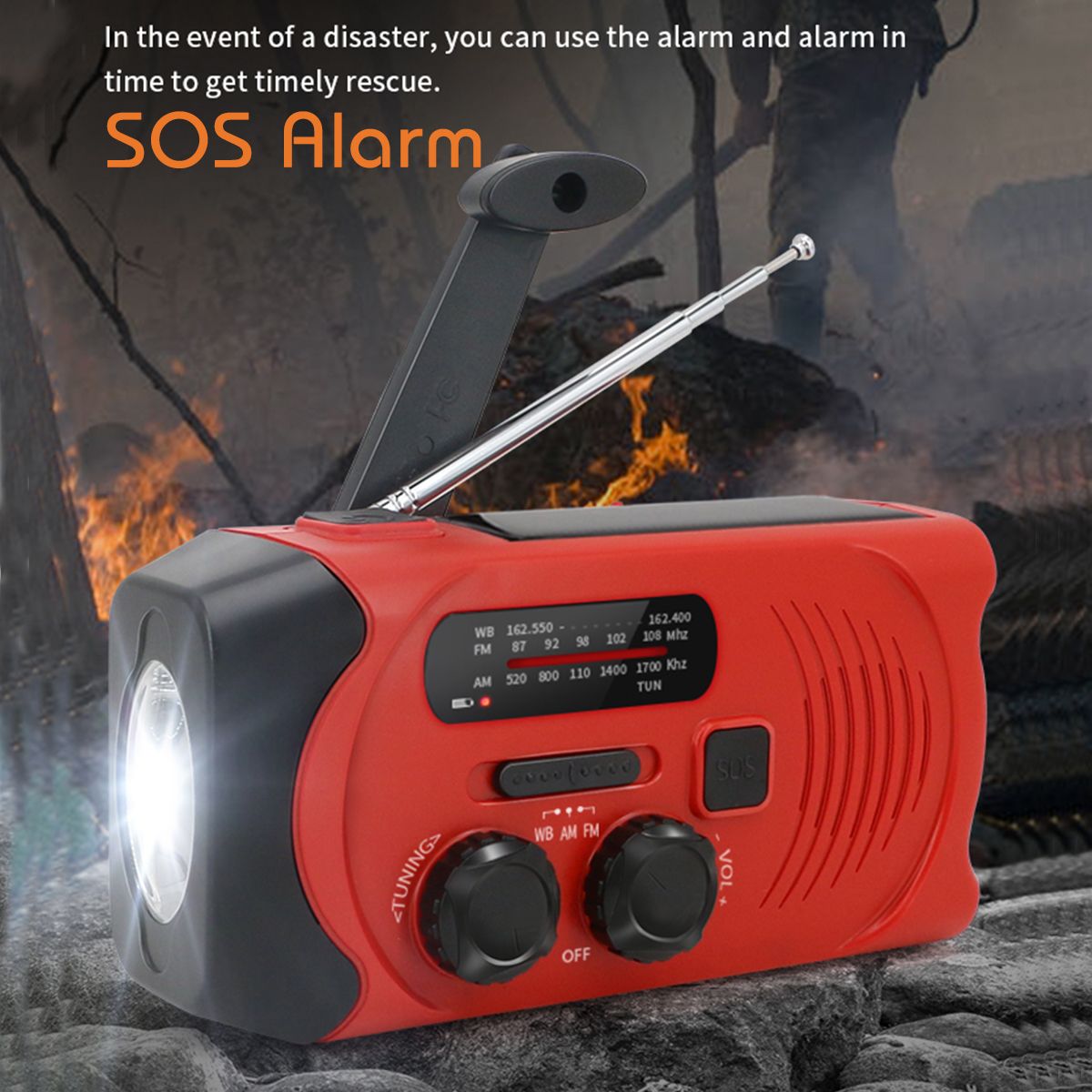 Hand-Crank-Solar-Power-Dynamo-AMFMWB-NOAA-Global-Weather-Radio-Flashlight-Power-Bank-1495503