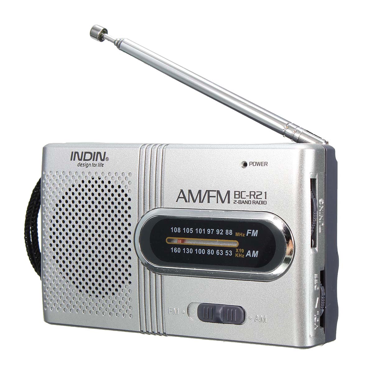 INDIN-BC-R21-AMFM-Mini-Portable-Telescopic-Antenna-Radio-Pocket-Speaker-Outdoor-1150855