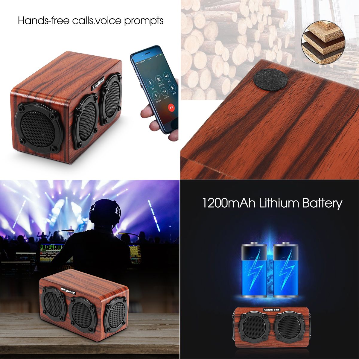 Kingneed-S403-HiFi-Wooden-Wireless-bluetooth-Speaker-Portable-Stereo-Outdoors-Subwoofer-with-Mic-1303996