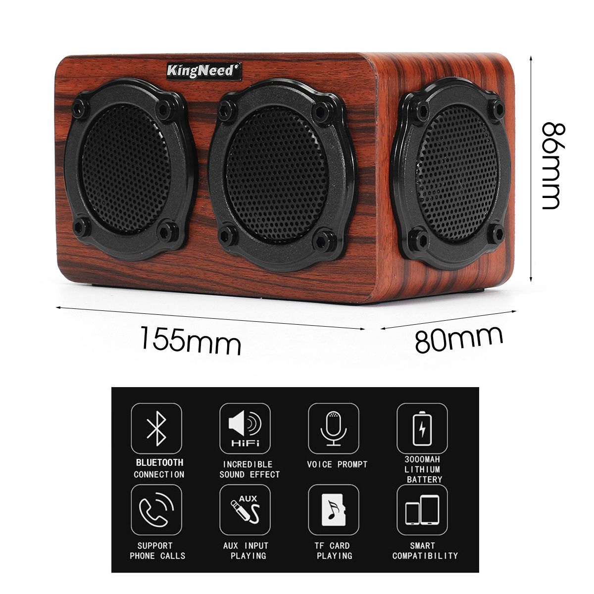 Kingneed-S403-HiFi-Wooden-Wireless-bluetooth-Speaker-Portable-Stereo-Outdoors-Subwoofer-with-Mic-1303996