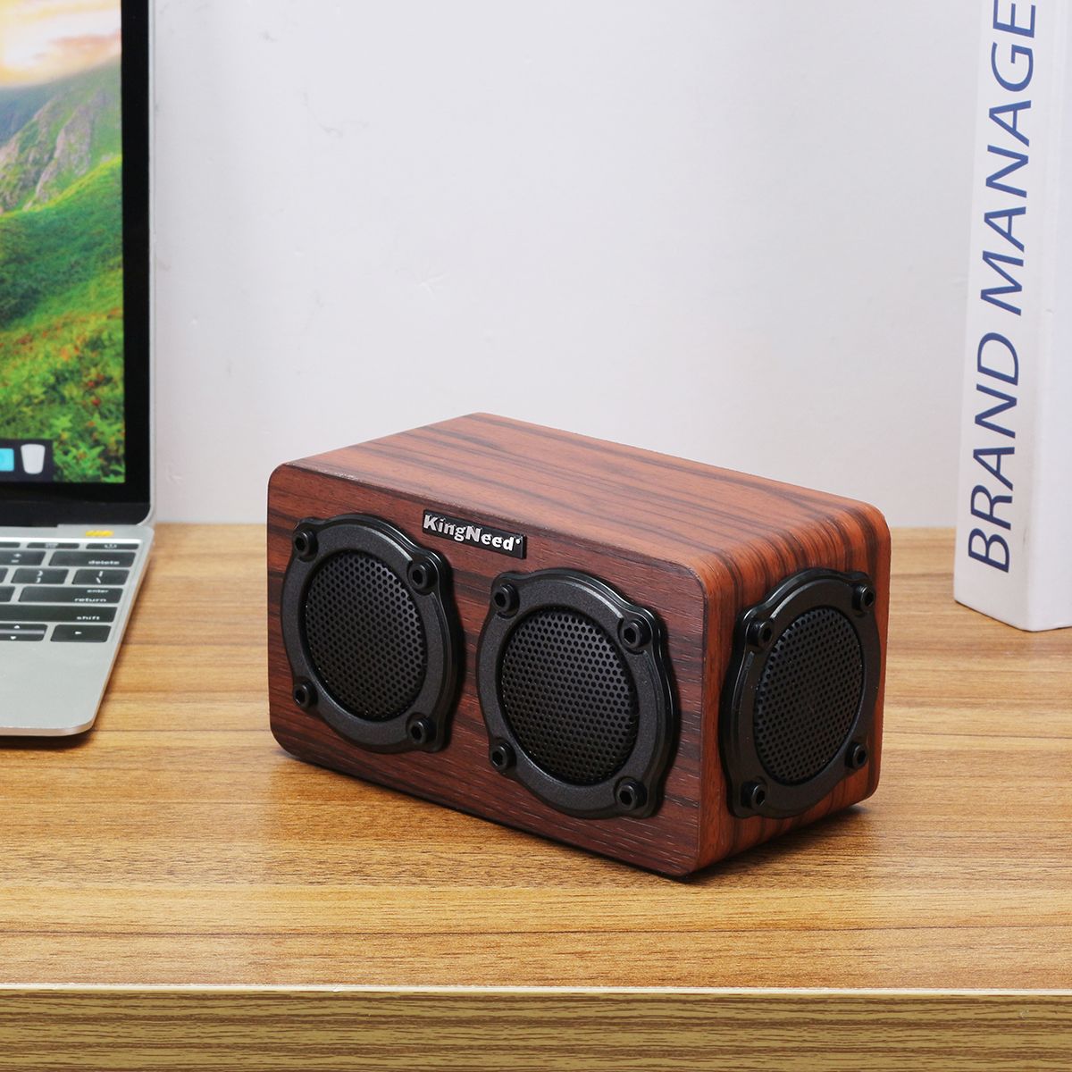 Kingneed-S403-HiFi-Wooden-Wireless-bluetooth-Speaker-Portable-Stereo-Outdoors-Subwoofer-with-Mic-1303996