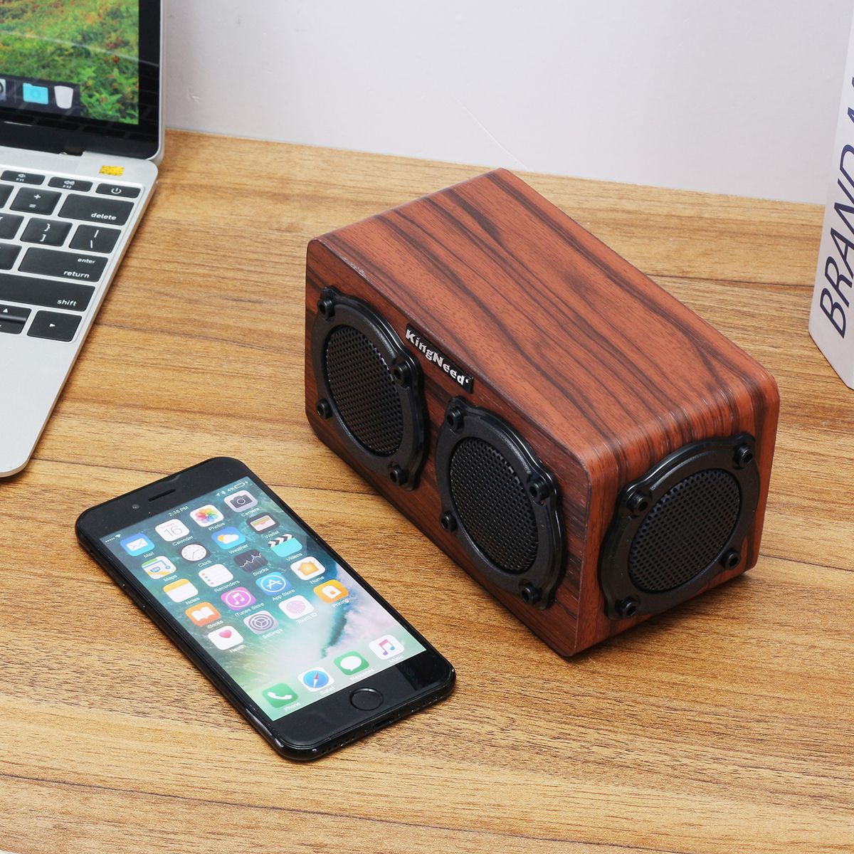 Kingneed-S403-HiFi-Wooden-Wireless-bluetooth-Speaker-Portable-Stereo-Outdoors-Subwoofer-with-Mic-1303996