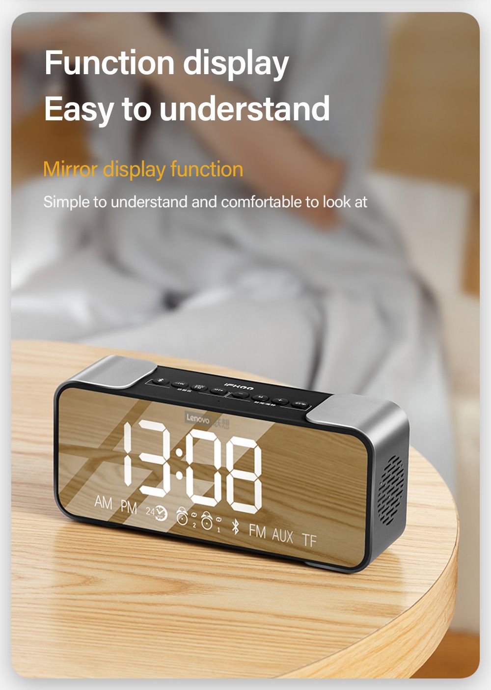 Lenovo-L022-Wireless-bluetooth-Speaker-LED-Mirror-Dual-Alarm-Clock-FM-Radio-Dual-Units-Bass-TF-Card--1763800