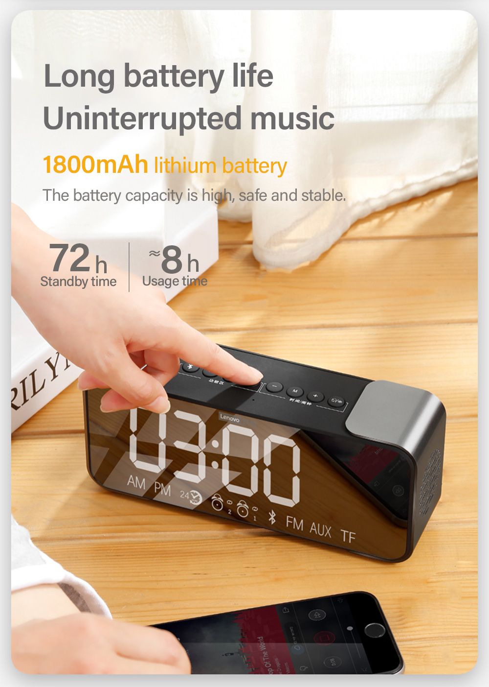 Lenovo-L022-Wireless-bluetooth-Speaker-LED-Mirror-Dual-Alarm-Clock-FM-Radio-Dual-Units-Bass-TF-Card--1763800