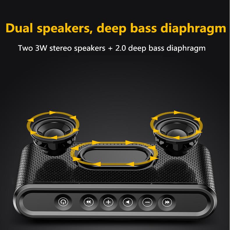 MANOVO-X6-2200mAh-Screen-Touch-TF-Wireless-bluetooth-Speaker-with-Mic-for-iPhone-7-8-Mobile-Phone-1206214