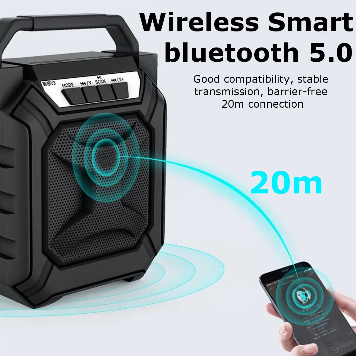 Portable-60Hz-15KHz-Bluetooth-50-Wireless-Speaker-3000mAh-Rechargeable-High-power-Subwoofer-Support--1717424